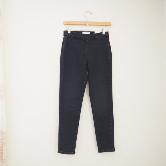 NEW We The Free People Skyfall Black Crvy Infinite Stretch Skinny Pull On Jeans - Picture 5 of 9